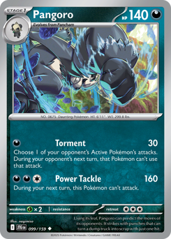 Pokemon Journey Together Pangoro - 99