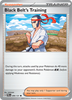 Pokemon Prismatic Evolutions Black Belt's Training - 99