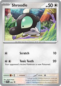 Pokemon Scarlet & Violet Black Star Promos Shroodle - 99