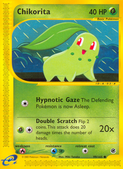 Pokemon Expedition Base Set Chikorita - 99
