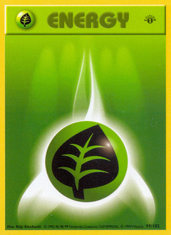 Pokemon Base Grass Energy - 99