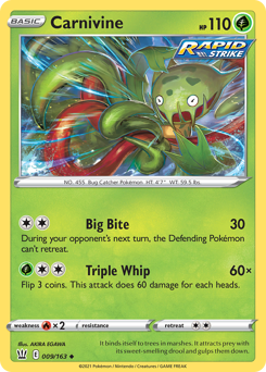 Pokemon Battle Styles Carnivine - 9