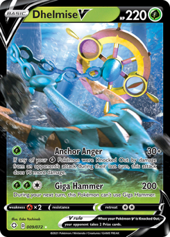 Pokemon Shining Fates Dhelmise V - 9