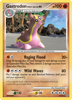 Pokemon Secret Wonders Gastrodon West Sea - 9