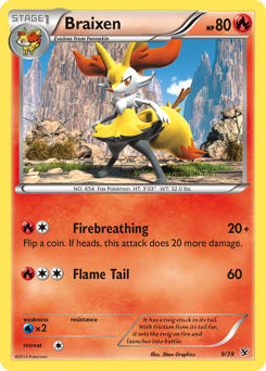 Pokemon Kalos Starter Set Braixen - 9