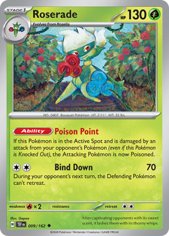 Pokemon Temporal Forces Roserade - 9