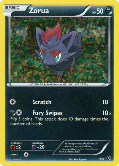 Pokemon McDonald's Collection 2011 Zorua - 9
