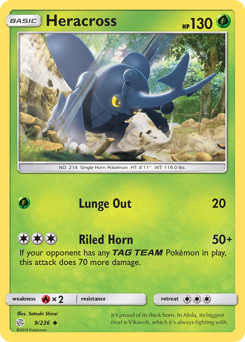 Pokemon Cosmic Eclipse Heracross - 9