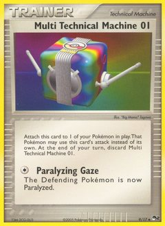 Pokemon POP Series 2 Multi Technical Machine 01 - 9