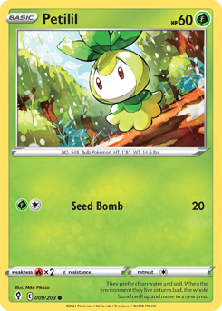 Pokemon Evolving Skies Petilil - 9