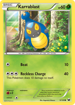 Pokemon Dark Explorers Karrablast - 9