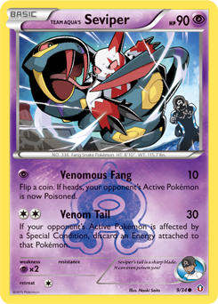 Pokemon Double Crisis Team Aqua's Seviper - 9