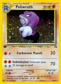 Pokemon Neo Discovery Poliwrath - 9