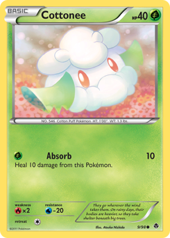 Pokemon Emerging Powers Cottonee - 9