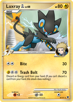 Pokemon Rising Rivals Luxray GL - 9