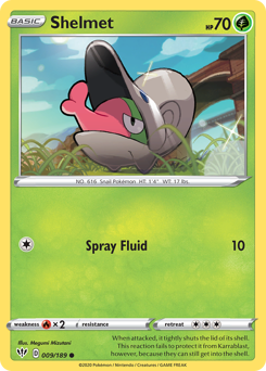 Pokemon Darkness Ablaze Shelmet - 9