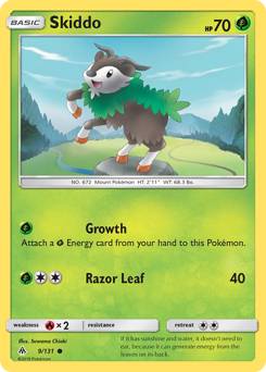 Pokemon Forbidden Light Skiddo - 9
