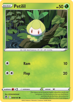 Pokemon Silver Tempest Petilil - 9