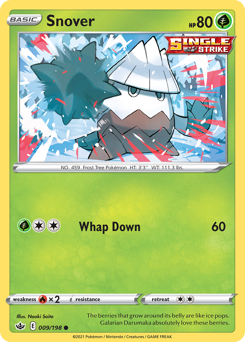 Pokemon Chilling Reign Snover - 9