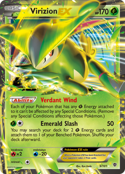 Pokemon Plasma Blast Virizion-EX - 9