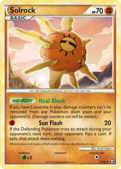 Pokemon HS—Triumphant Solrock - 9