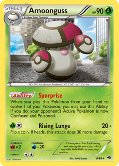 Pokemon Next Destinies Amoonguss - 9