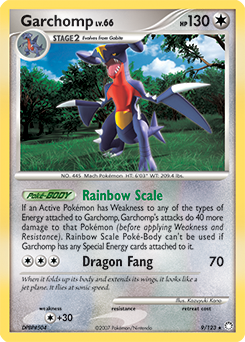 Pokemon Mysterious Treasures Garchomp - 9
