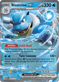 Pokemon 151 Blastoise ex - 9