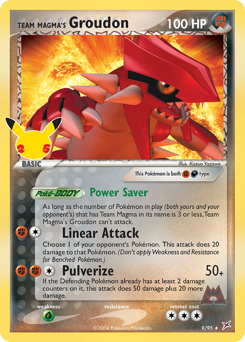 Pokemon Celebrations: Classic Collection Team Magma's Groudon - 9