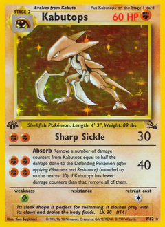 Pokemon Fossil Kabutops - 9