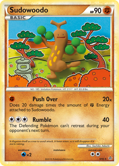 Pokemon HS—Unleashed Sudowoodo - 9
