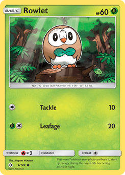 Pokemon Sun & Moon Rowlet - 9