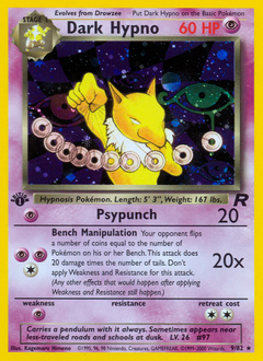 Pokemon Team Rocket Dark Hypno - 9