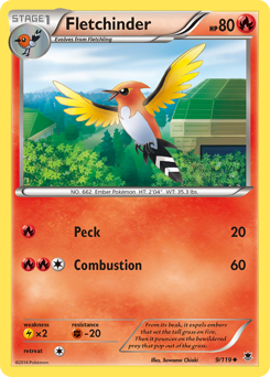 Pokemon Phantom Forces Fletchinder - 9