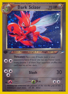 Pokemon Neo Destiny Dark Scizor - 9