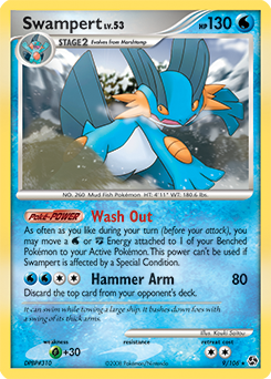 Pokemon Great Encounters Swampert - 9
