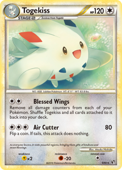 Pokemon HS—Undaunted Togekiss - 9