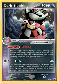 Pokemon Team Rocket Returns Dark Slowking - 9