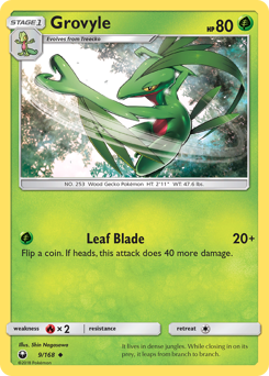 Pokemon Celestial Storm Grovyle - 9