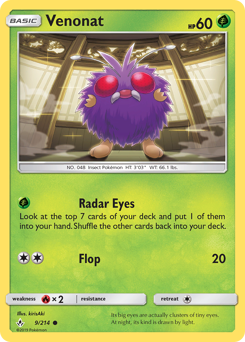 Pokemon Unbroken Bonds Venonat - 9