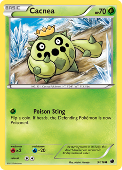 Pokemon Plasma Freeze Cacnea - 9