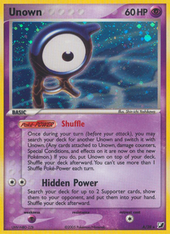 Pokemon Unseen Forces Unown - A