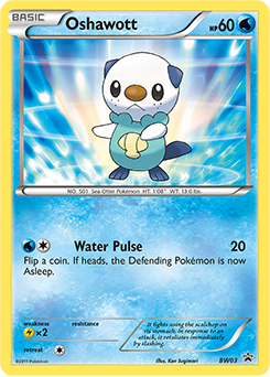 Pokemon BW Black Star Promos Oshawott - BW03