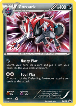 Pokemon BW Black Star Promos Zoroark - BW09