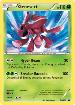 Pokemon BW Black Star Promos Genesect - BW101