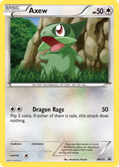Pokemon BW Black Star Promos Axew - BW10