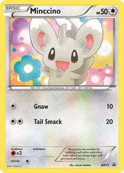 Pokemon BW Black Star Promos Minccino - BW13