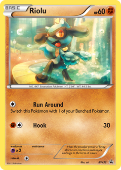 Pokemon BW Black Star Promos Riolu - BW33