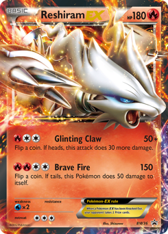 Pokemon BW Black Star Promos Reshiram-EX - BW36
