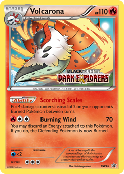 Pokemon BW Black Star Promos Volcarona - BW40